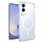 Blu Element - Étui DropZone Rugged Transparent avec aimants pour Galaxy S25 Edge – Transparent-Polycarbonate transparent anti-éraflures