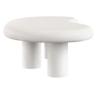 Modway - Elowen Terrasse extérieure Pierre Table basse, Blanc-7