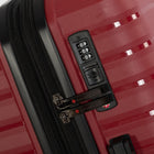 Air Canada - Jasper Valise Rigide Pivotante de 24 po - Rouge-Poignée de chariot rétractable verrouillable à bouton-poussoir