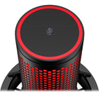 HyperX - QuadCast 2 USB Microphone, Noir-Superbe éclairage HyperX Red