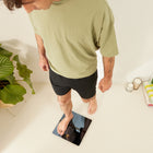 Withings - Body Smart Balance Wi-Fi avec composition corporelle avancée - Noir-Fréquence cardiaque debout