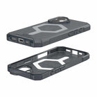 UAG - Coque Essential Armor robuste avec MagSafe pour iPhone 16 - Grise cendrée-Protection renforcée des coins