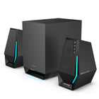 Hecate by Edifier - G1500 Max Système d'enceintes multimédia Bluetooth avec effets lumineux RGB et caisson de basses - Noir-Avec la carte d'effets sonores professionnelle intégrée, l'algorithme d'égalisation finement réglé pour les jeux, les films et la musique, profitez d'une variété de divertissements audiovisuels