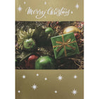 Mill Brook Studio - Cartes De souhaits Noël / Enveloppes - 5-3/8 po x 7-3/4 po - Cadeau vert - Paquet de 18-Cartes de souhaits qualité boutique