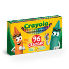 Crayons de cire Crayola, boîte de 96-Cette boîte est remplie de jolies couleurs vives Crayola qui permettront à tous les enfants de s'amuser à colorier et à dessiner pendant des heures
