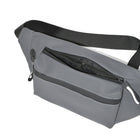 Nicci - Sac banane avec poche avant zippée - Gris -Poche zippée à l'arrière