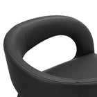Modway - Pinnacle Cuir végane Chaise à manger Ensemble de 2 - Vinyle noir-10