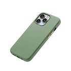 General Supply Goods + Co Vegan Leather Case with Metallic Buttons and MagSafe Compatible for iPhone 13/13 Pro - Jade Green-Dimensions : 0.4 po x 3 po x 5,8 po
