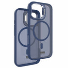 Blu Element - Coque Chromatic Kick avec MagSafe pour iPhone 16 Plus - Marine-Protection supplémentaire pour la caméra