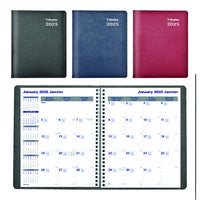 Blueline - 2025 Agenda mensuel Net Zero Carbon 14 mois - 8-7/8 po x 7-1/8 po - Couleurs assorties - Bilingue-L'avenir de la planification est ici. Blueline est fier de présenter l'application de rappels Blueline inkLink qui relie votre agenda à votre téléphone. Restez organisé comme jamais auparavant grâce à nos agendas Blueline et la technologie du Code QR. Priorisez des rappels, recevez des notifications, prennez des notes et dressez des listes de tâches. Disponible dès maintenant sur App Store et Google 