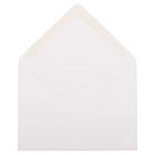 JAM Paper Enveloppes d'invitation Strathmore A7 avec rabat européen - 5,25 x 7,25 po - Vergé blanc brillant - paquet de 25-Taille : A7 (5,25 x 7,25 pouces)