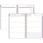 Cambridge - Agenda scolaire hebdomadaire/mensuel Madison 2025-2026 - 8 1/2 po H x 5 1/2 po l - violet - bilingue-12 mois de planification académique hebdomadaire/mensuelle