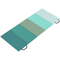 Soozier - Tapis De Gymnastique Pliant 6 pi Avec Poignées De Transport - Vert Mixte-Un rembourrage épais offre une protection des articulations et un grand confort  