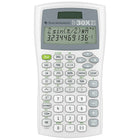 Calculatrice Scientifique Texas Instruments TI-30X IIS - Dual Power, Capot Résistant aux Impactes - Blanc-Conversion Fraction/Décimal