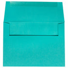 JAM Paper - Enveloppes d'invitation colorées A7 - 5,25 x 7,25 - bleu mer recyclé - Paquet de 50-Ces enveloppes sont idéales pour les invitations, les cartes de voeux, les RSVP, les cartes de remerciement, les cadeaux d'anniversaire, les vacances et plus encore