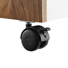 Modway - Transmit Bois Armoire à dossiers, Blanc noyer-8