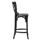 Modway - Gear Tabouret de comptoir - Noir-8