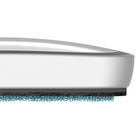 Quartet - Brosse bimatière MaxClean avec support magnétique - 6,14 po x 2,44 po - argent-Couleur : argent