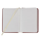 General Supply Goods + Co - Mini cahier de notes de tous les jours - Rouge-Doté d’un ruban signet et d’une bande élastique pour une fermeture sécuritaire