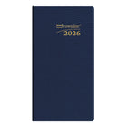 Brownline - 2026 Agenda quotidien de poche Traditional - 6 po x 3-1/8 po - Couleurs assorties - Anglais-Calendrier du mois courrant et suivant sur chaque page double 