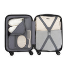 Bugatti - Singapore Bagage à main rigide - Rose métallisé-À l'intérieur, vous trouverez un intérieur intelligemment conçu avec un panneau de séparation, des poches en filet pratiques et des sangles de serrage pour garder vos objets personnels organisés et en sécurité