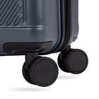 Swiss Gear - Valise pivotante moyenne 24 po - bleu marine-Pieds latéraux pour un emballage et un déballage pratiques en position verticale