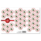 Geographics - Houx et Lierre Sceaux - 1,25 po - 40 Pqt-1,25 diamètre