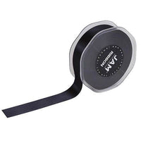 JAM Paper - Ruban de satin double face - 7/8" l x 25 m - Noir-Couleur: Noir
