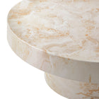 Modway - Alora Intérieur - Terrasse extérieure Rond de béton Table basse - Honey Onyx-8