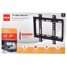 RCA - Support mural fixe pour téléviseur RCA de 13 po à 37 po - Noir-Matériau : Acier
