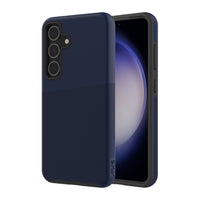 AXS - PROTech Plus étui mince anti-choc avec double couche pour Samsung Galaxy S24 - Bleu Astral-Résistant aux chutes jusqu’a 10 pieds