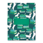 Orange Circle Studio - Carnet Casey Avec boucle Pour Téléphone Smart Pups - 9,62 po H x 7,12 po l - Couleurs Assorties-Comprend des boucles élastiques extérieures pour tenir un téléphone et un stylo