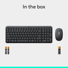 Logitech - Ensemble souris et clavier sans fil Bluetooth MK250 - Graphite-9
