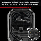 Bullseye - Gonfleur de pneu 12 V CC avec manomètre numérique-Gonflage efficace des pneus : peut atteindre une pression maximale de 150 psi et gonfle la pression des pneus de voiture de 24 à 34 psi en moins de 2 minutes, faisant de Bullseye un outil rapide et efficace pour maintenir une pression appropriée des pneus