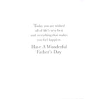 Mill Brook Studio - Cartes De Souhaits De La Fête Des Pères 5-3/8 po x 7-3/4 po / Enveloppes - Paquet De 18 - Etoiles-Imprimées sur un papier de qualité non couché