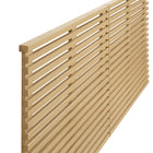 Modway - Render Fixation murale Tête de lit King, Chêne-Construction durable en panneaux de particules