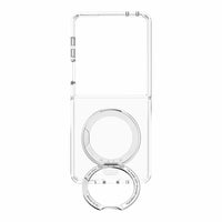 Avana - Étui Tootsie Stand avec Magnets pour Samsung Galaxy Z Flip8 - Glacier-Bague pivotante et support à cliquet dans un boîtier transparent.