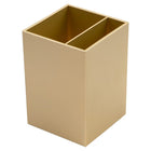 JAM Paper - Desk Trio agrafeuse, distributeur de ruban adhésif et porte-stylo - Or-Quantité : (1) agrafeuse, (1) dévidoir de ruban adhésif (ruban non inclus), (1) porte-stylo