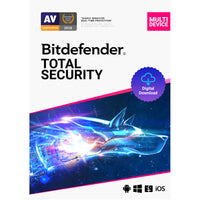 Bitdefender - Total Security - 3 Appareils - 1 An [Téléchargement]-Protection complète pour tous vos appareils, Windows, macOS, iOS et Android.