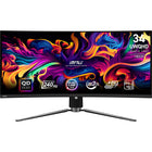 MSI - Moniteur de jeu QD-OLED 34 po - MPG 341CQPX -La couche bleue auto-émettrice rencontre la couche pionnière Quantum Dot pour une excellente conversion des couleurs et un niveau d'affichage noir plus profond