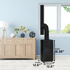 Danby - Climatiseur Portable 7500 BTU - Noir-Puissant ventilateur à 2 vitesses