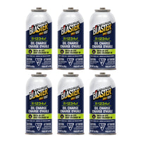 Blaster - Recharge d'huile avec réfrigérant R-1234yf 85 g - Paquet de 6-L'huile aide à lubrifier le compresseur, prolongeant la durée de vie du système de climatisation