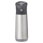 b.box - Bouteille Isotherme - 500ml - Graphite-Isolation triple couche garde les boissons froides jusqu’à 8h ou chaudes jusqu’à 6h