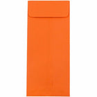 JAM Paper Enveloppes-pochettes Brite Hue en papier recyclé avec fermeture gommée, 4 1/8 x 9 1/2 po, orange, 1000/paquet-Orange