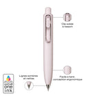 Uniball - Stylos à gel rétractables de poche Uni One P - 0.5 mm - Encre noire - Pêche & Soda - Paquet de 2-La pointe micro fine de 0.5 mm produit une lisibilité et des détails exceptionnels.