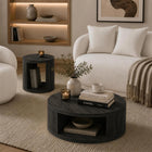Manhattan Comfort - Table d’appoint contemporain Alure 20" - Charbon-Garantie limitée du fabricant de 30 jours