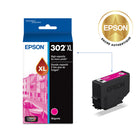 Epson - T302 Cartouche d'encre - Grande capacité - Magenta-Photos brillantes autant sur papier ordinaire que sur papier glacé