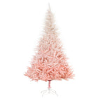 HOMCOM - Arbre de Noël artificiel de 6ft décoration maison ouverture automatique - Rose-Sapin de Noël artificiel de 6 pieds de haut dans un style d'épicéa réaliste 