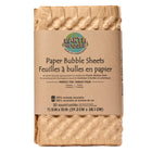 Earth Hugger - Demi-feuilles de papier kraft à bulles - 11,5" x 15" - Paquet de 30-Protection écologique, coussin à bulles en papier