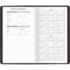 AT-A-GLANCE - Agenda de poche mensuel de deux ans 2025-2026 - 6 1/8 po H x 3 1/2 po l - Noir - Anglais-Reference du mois passe et futur